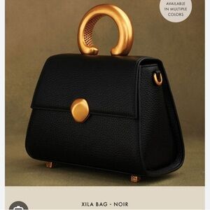 Khoi Xila black and Gold Mini Bag